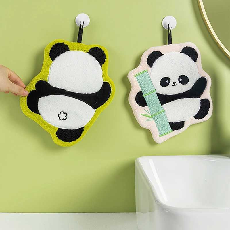 Cute Panda Hand Towel Absorbent And Quick-Dry Towel Thickened Towels For Kitchen And Bathroom Multi-Purpose Towel For Home C251210