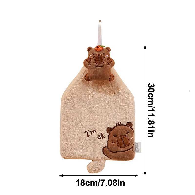 Cute Cartoon Animal Patterneds Kids Hand Towels Soft Corals Velvets Highly Absorbent Fast Drying For Kitchens And Bathrooms C251210