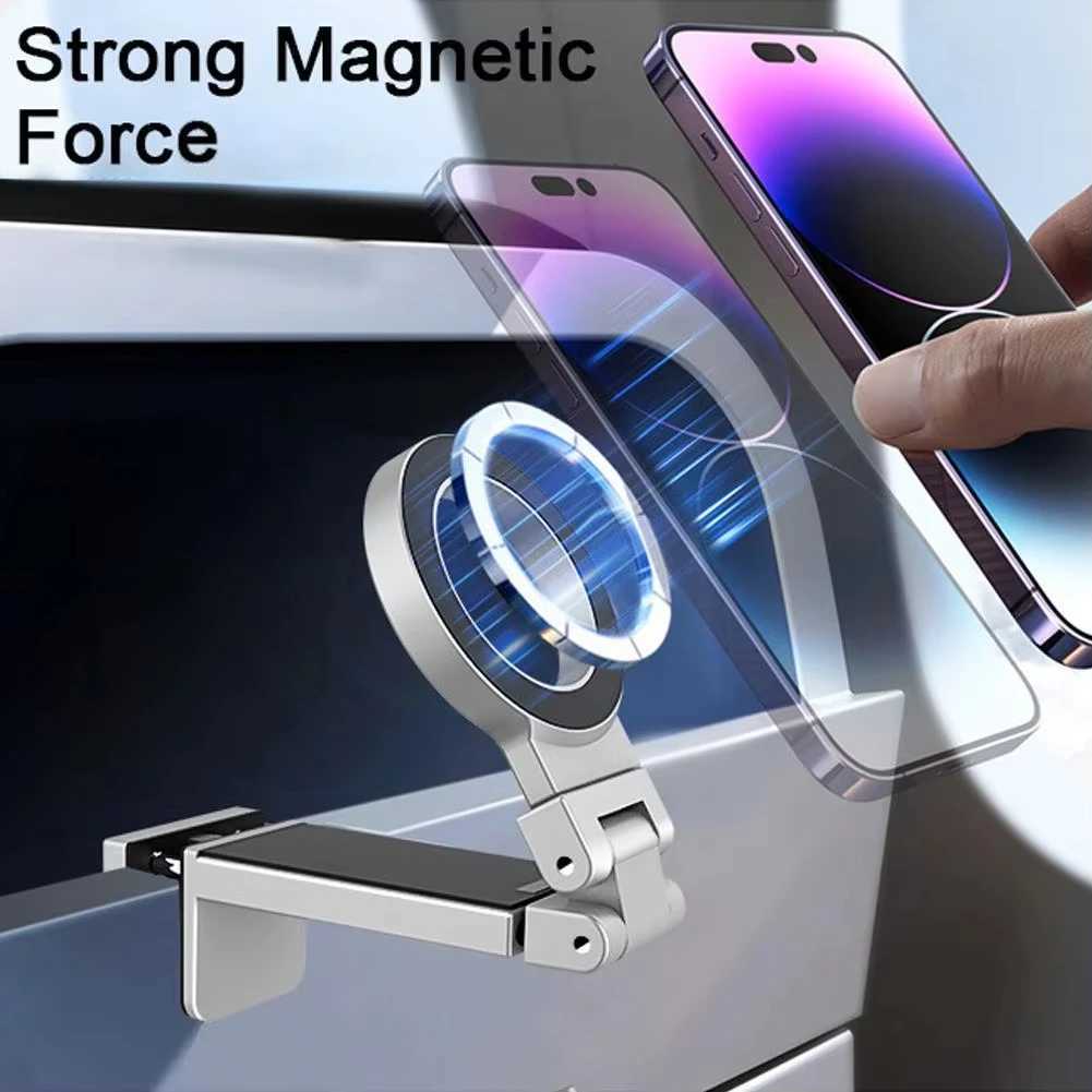 Magnetic Airplane Phone Holder Universal Travel Desk Cell Phone Mount Stand Foldable 360 Rotation Selfie Stick Phone port C251210