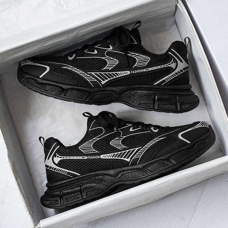 2026 New Spring Autumn Men's Versatile Trendy Dad Shoes Breathable Casual Running Sports Sneakers