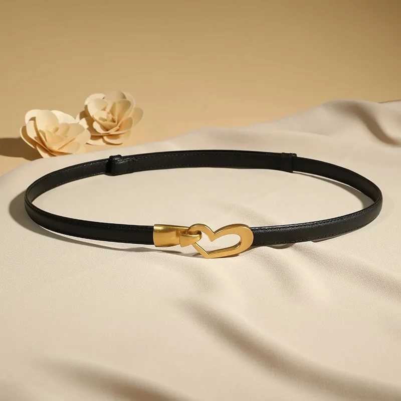 Luxury Luxury Womens Belt Real Leather Decorative All-Match Girdle Love Buckle Leather Belt New For Dress Sweater Coat Suit Jeans Y251210