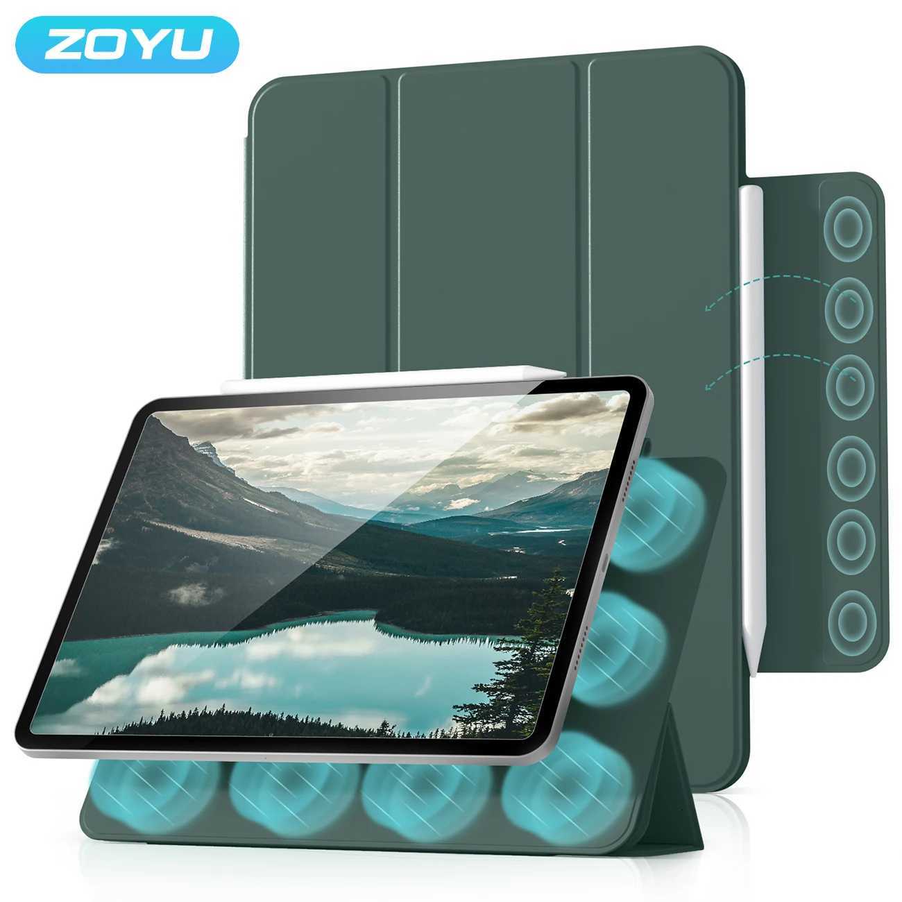 ZOYU for iPad 10 109 2022 Pro 11 129 inch Magnetic Case For iPad Ai/5 109 Mini 6 83 inch with Magnetic detachable Cover H251210