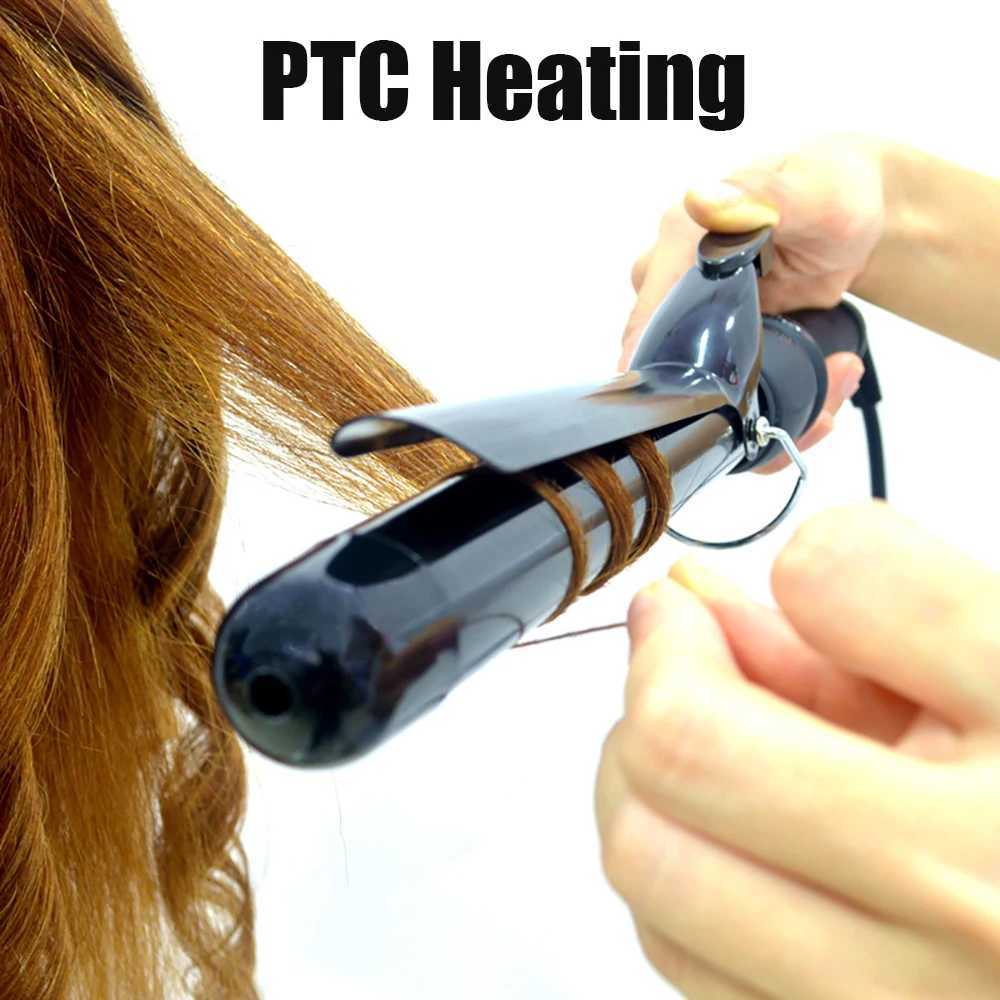 Curling Iron with Tourmaline Ceramic Coating Hair Curler Wand Anti-scalding Insulated Tip Salon Curly Waver Maker Styling ToolsT251210