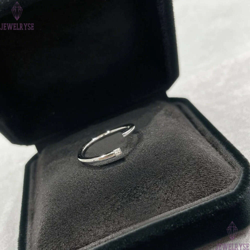 Nail Ring Luxury Designer Women Mens Top Quality V 18K Gold Plated Never Fade Couple Lover Engagement Promise Rings Diamonds Jewelry