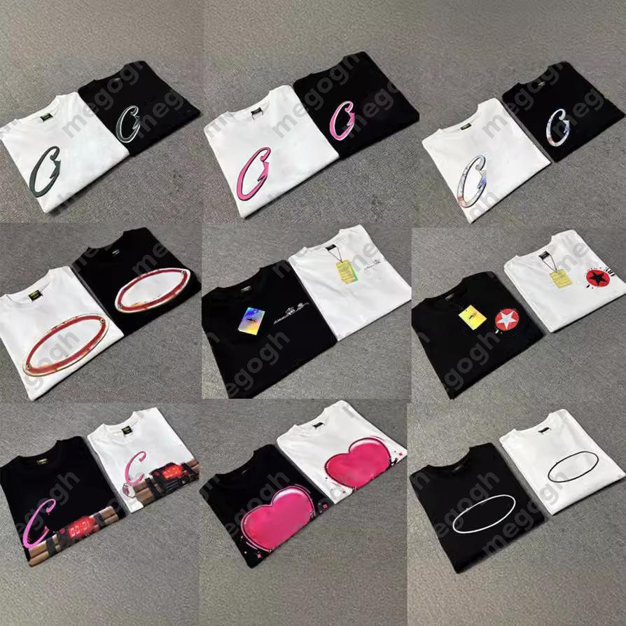 Designer Tee Soft Tshirt Mens Tshirt Cor Shirt Man Womens Loose Oversize Tees With Letters Print Short Sleeves Top Luxury Men T Shirt CRD2512111F8