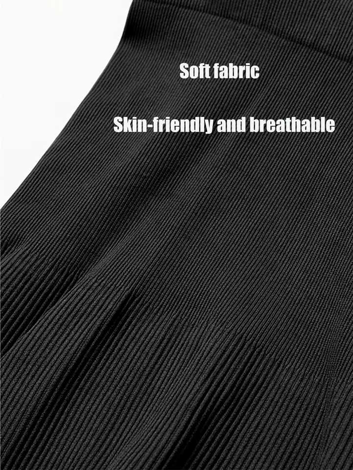 Solid Color Ribbed Yoga Jumpsuit Seamless Slim Fit Long Sleeve Sports Bodysuit Womens ActivewearT251211