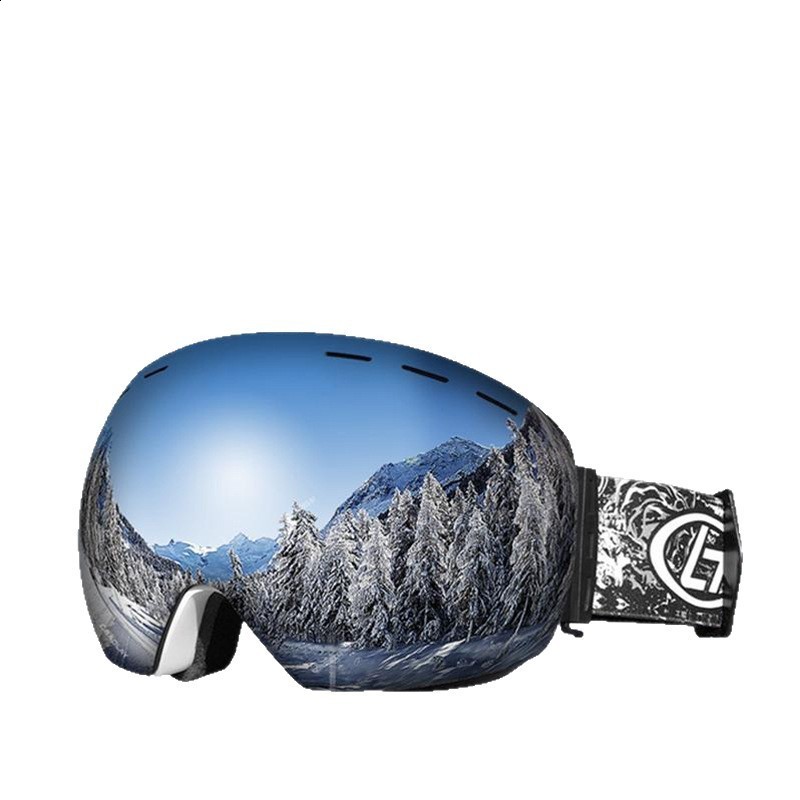 JULI Professional Magnetic Ski Goggles Double Layers Lens Anti-fog UV400 Big Ski Mask Glasses Snowboard Goggles For Men Women 220214