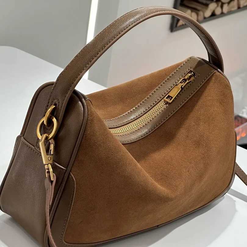 Winter Wens Suede Genuine Leather Fi Crossbody Bag Luxury Designer Wens High-Quality Temperament Shoder Handbags Y251211