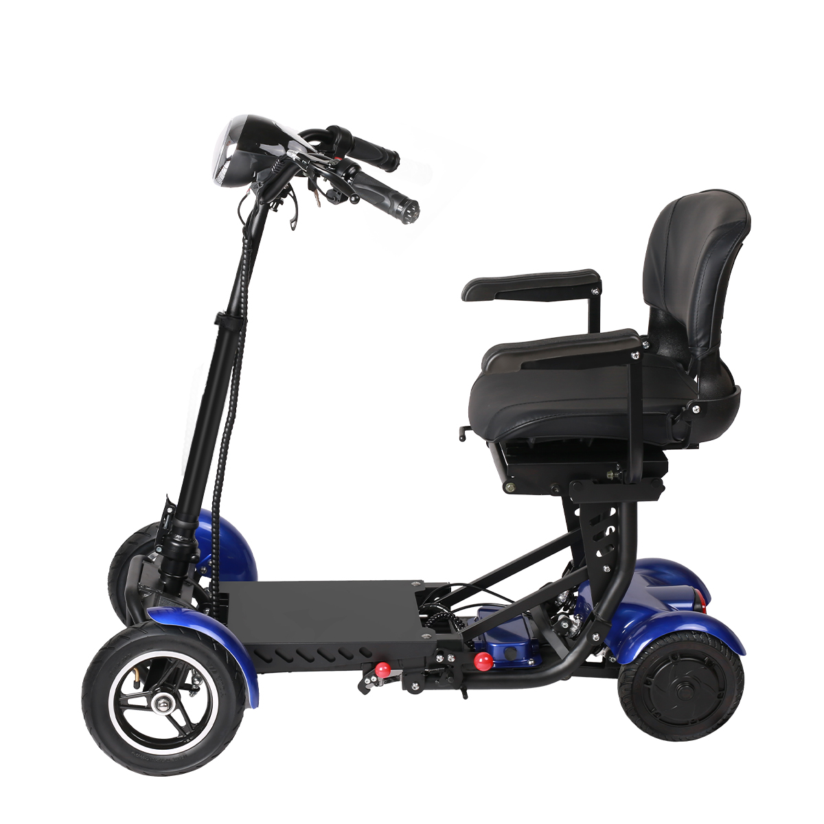 HEZZO T2 Four Wheel Escooter 36V 500W Dual Motors Powerful 8Inch Electric Foldable Scooter 18Ah For Aged & Disable