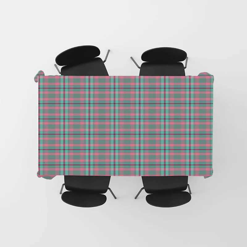 High Quty Plaid Tablecloth Perfect for Dining Room Decoration Red/Green Checkered Fabric 100 Cotton Machine Washable Medium H251211