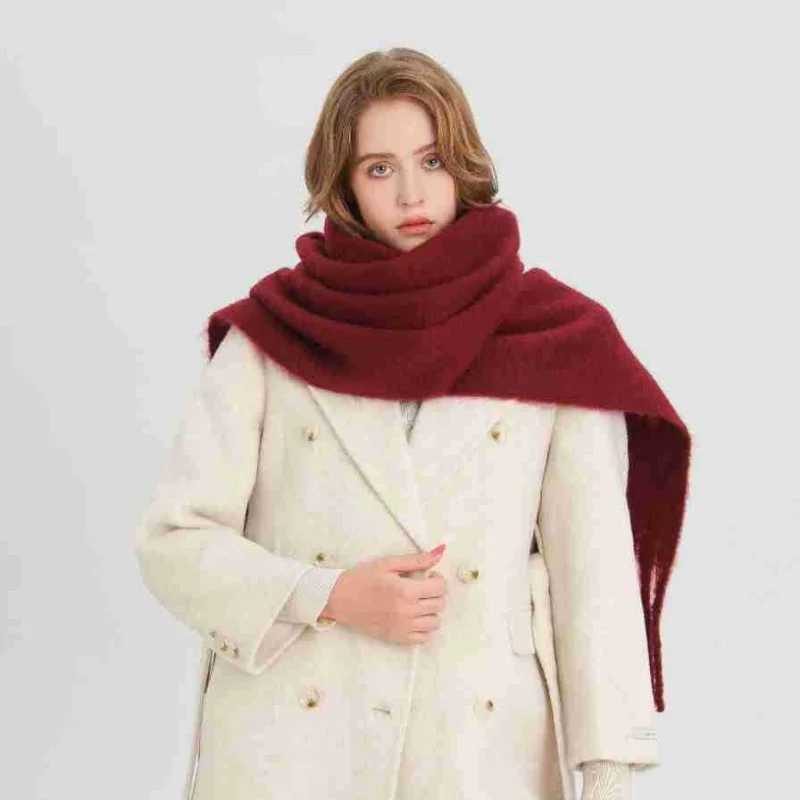 Luxury Winter Scarf Ultra-Soft Warm Classic Elegant Design Versatile Cozy for Cold Weather Y251211