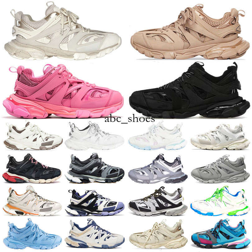 Designer Casual Shoes Track 3.0 7.0 7.5 Men Women Sports Sneakers Triple Sock White Black Leather Trainer Nylon Loafers Printed Luxury Platform Shoe 36-45