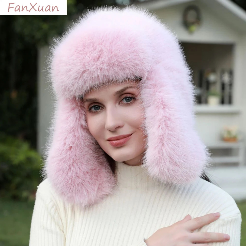 Faux Fur Large Hats… - image