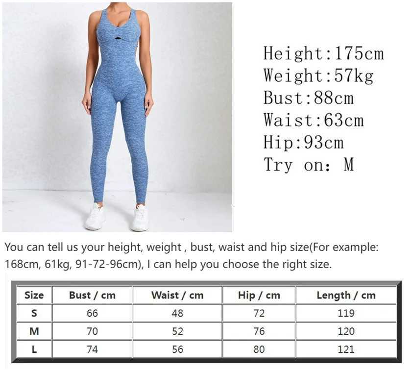 Sporty Jumpsuit Women Sportwear 2025 Workout Yoga Clothes Push Up Gym Set Women Sportswear Sport Outfit Fitness Overalls BlackT251211