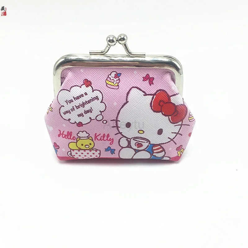 Sanrio Hello Kitty Cartoon Coin Pouch Purse Creative Small Wallet Wholesale My Melody Bags girls purse Kawaii Wallet Kid Purses H2512111