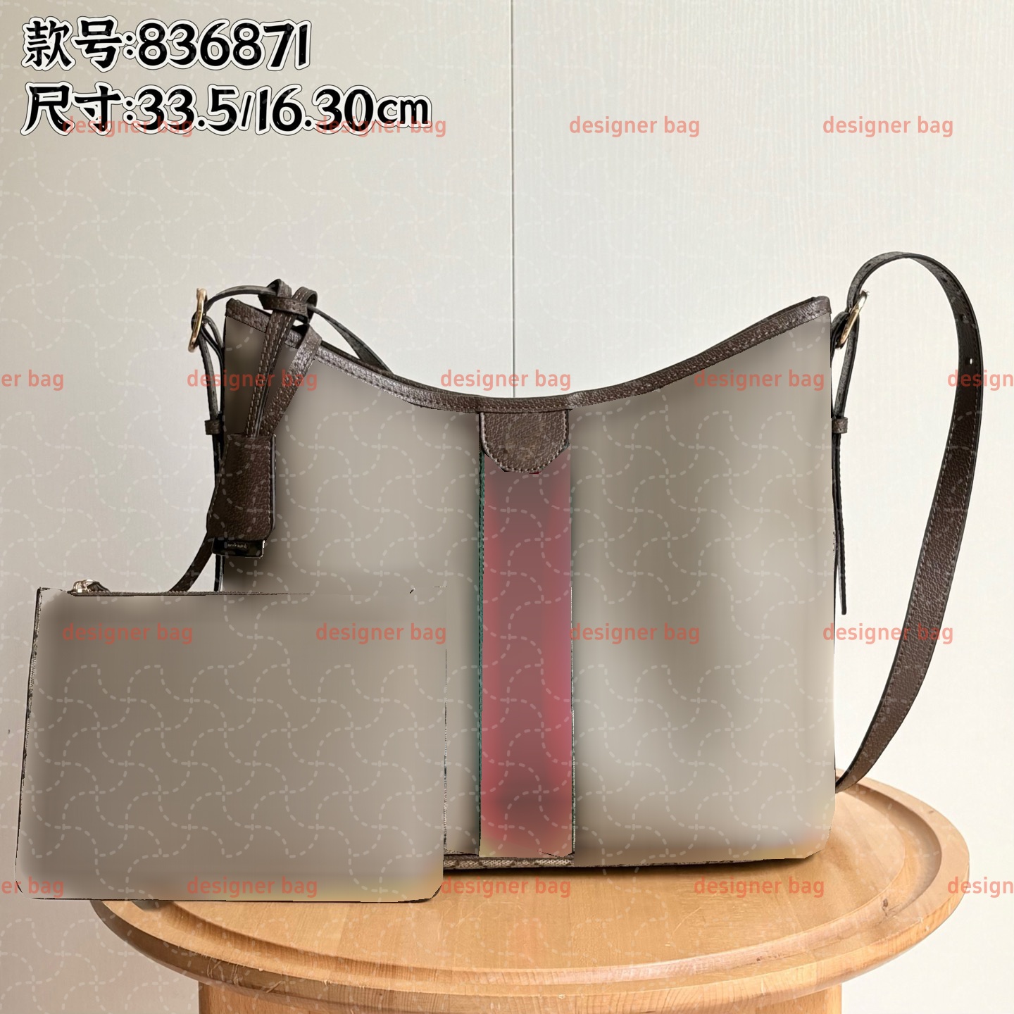 Sophisticated Female Accessory - Versatile Chic Bag for Everyday Use Featuring Multiple Tones
