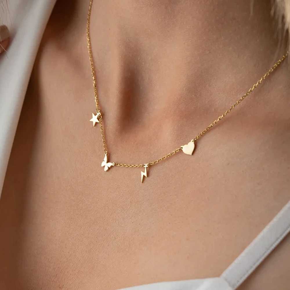 Personalized Custom Name Necklace for Women Men Letter Silver Necklaces Pendant Cross Chain Jewelry Birthday Holiday Gift 2023 M251211