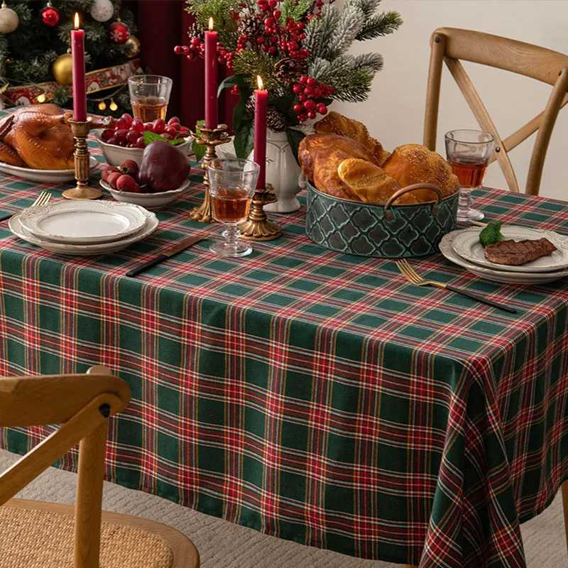 Checkered Tablecloth Suitable For Holiday Parties Banquets Restaurants Kitchen Decoration H251211