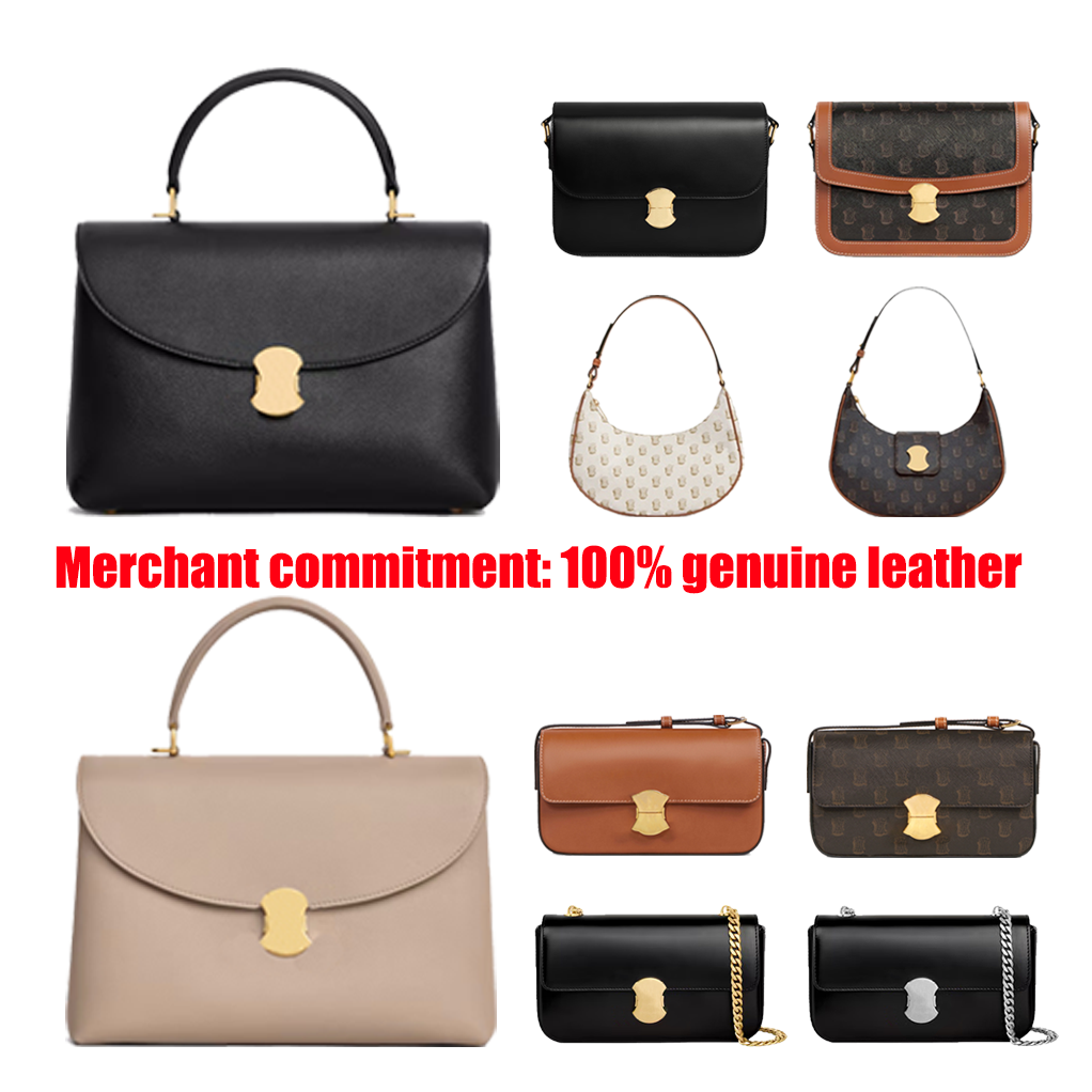 High quality TEEN NINO handbags Designer bags tote Womens mens genuine leather triomphees Shoulder Bag Luxury Clutch crossbody pochette bag fashion Evening Bags
