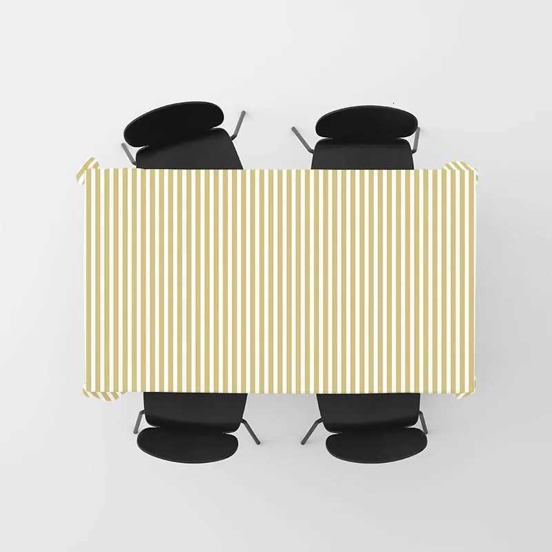 Waterproof Tablecloth Farmhouse Dining Decor Modern Kitchen Linens Washable Table Cover Rustic Home Decor Rectangle Tablecloth D H251211