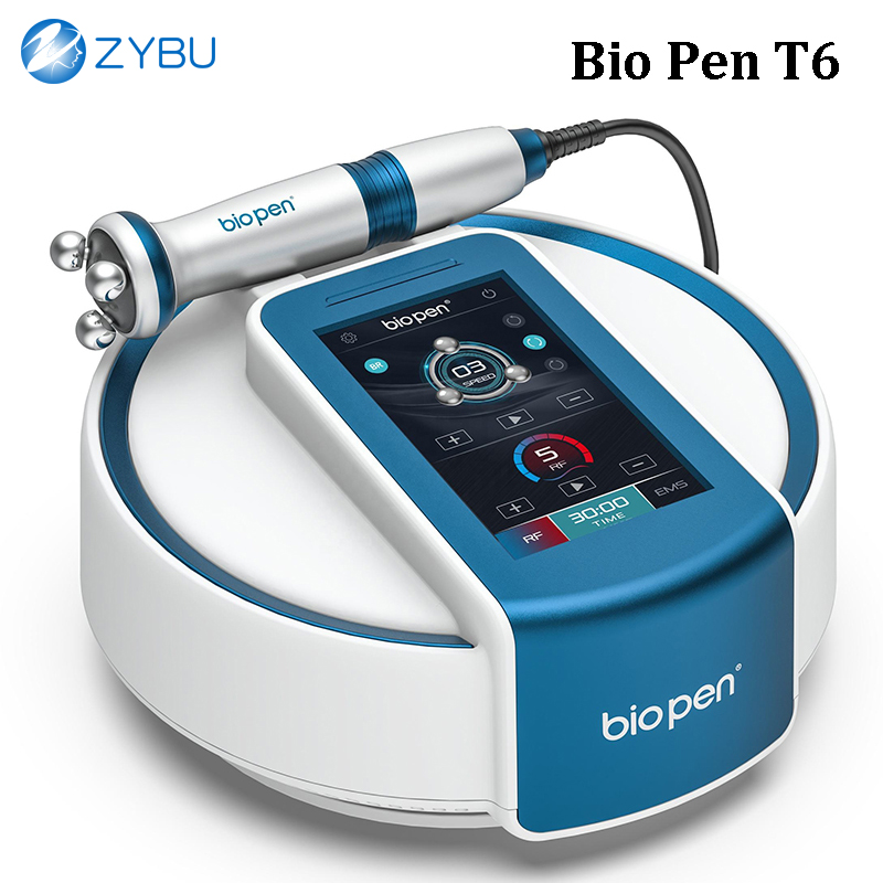 Bio Pen T6 Professional RF EMS Skin Tightening Face Lifting Beauty Equipment 360 Degree Rotating Radio Frequency Micro Current Blue Light Photo Therap