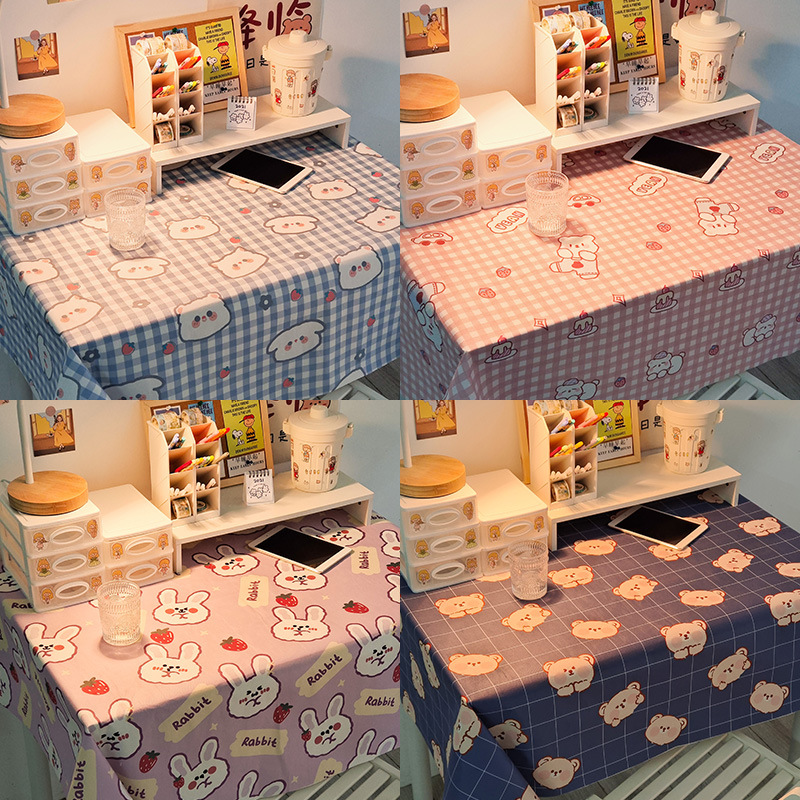 Cartoon tablecloth, cute photo background, perfect for children's rooms, student dormitories, and desk decoration. RHMX01