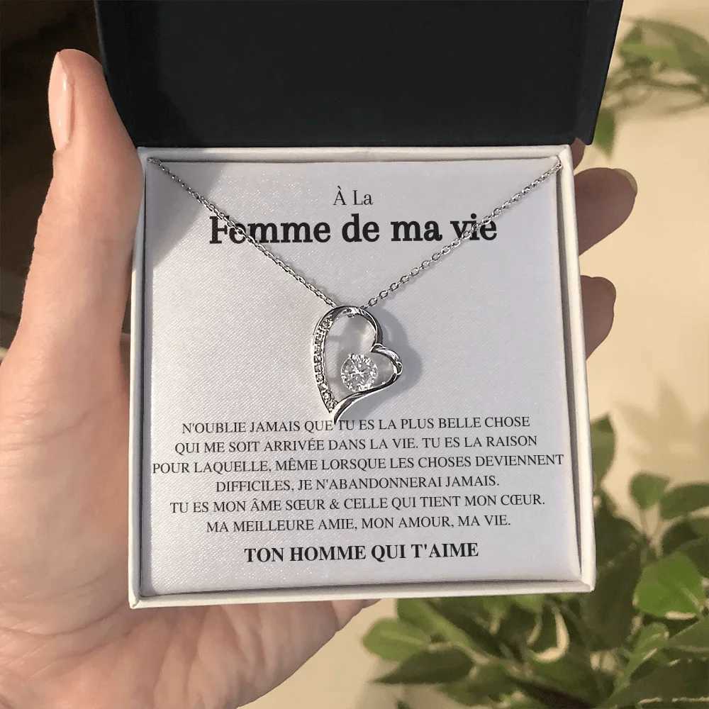 French Heart Necklace For Wife Gifts Women Valentines Day Birthday Christmas Gift For My Wife Fashion Jewelry With Box M251211
