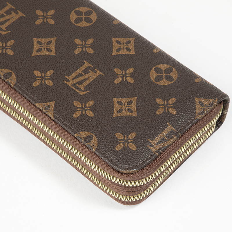 Women's Long Wallet 2026 New European and American Fashion Printed Large Capacity Double Zipper Clutch Monogram Phone Bag Men's Billfold Han