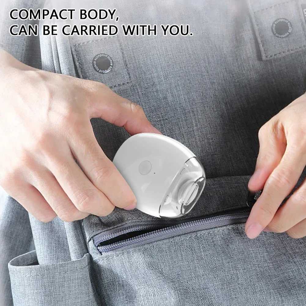 2 IN 1 Automatic Nail Grinder Electric Nail Trimmer Rechargeable Grinder Nail Tip Clipper Cutter with Light for Baby Kid Child X251211