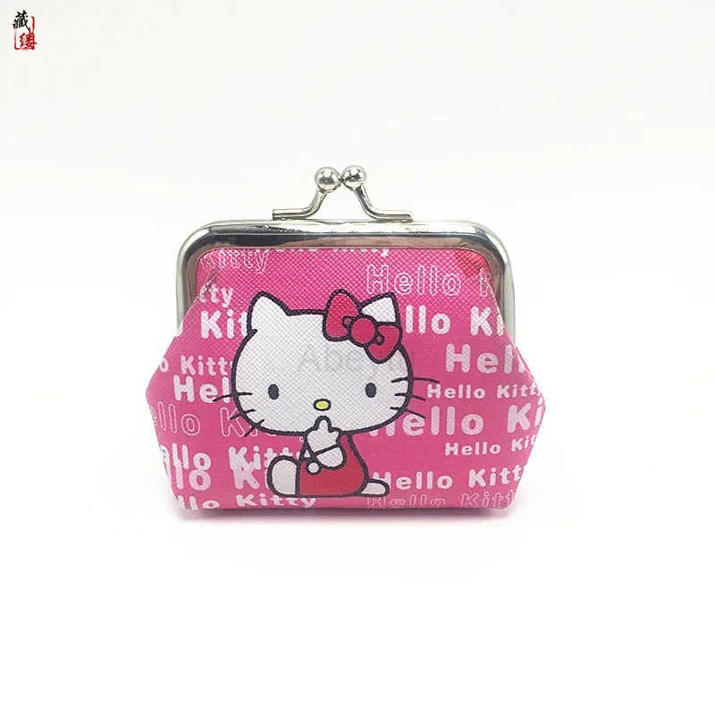 Sanrio Hello Kitty Cartoon Coin Pouch Purse Creative Small Wallet Wholesale My Melody Bags girls purse Kawaii Wallet Kid Purses H2512111