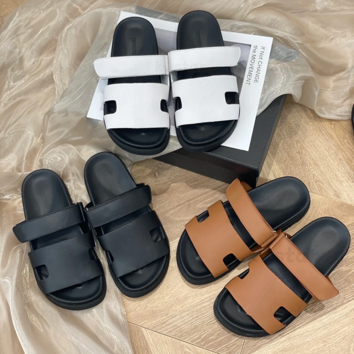 Designer Sandal Dad Sandals Denim Women Slides Slippers Beach Summer Luxury Mules Leather Waterproof Comfort Fall Black 35-45