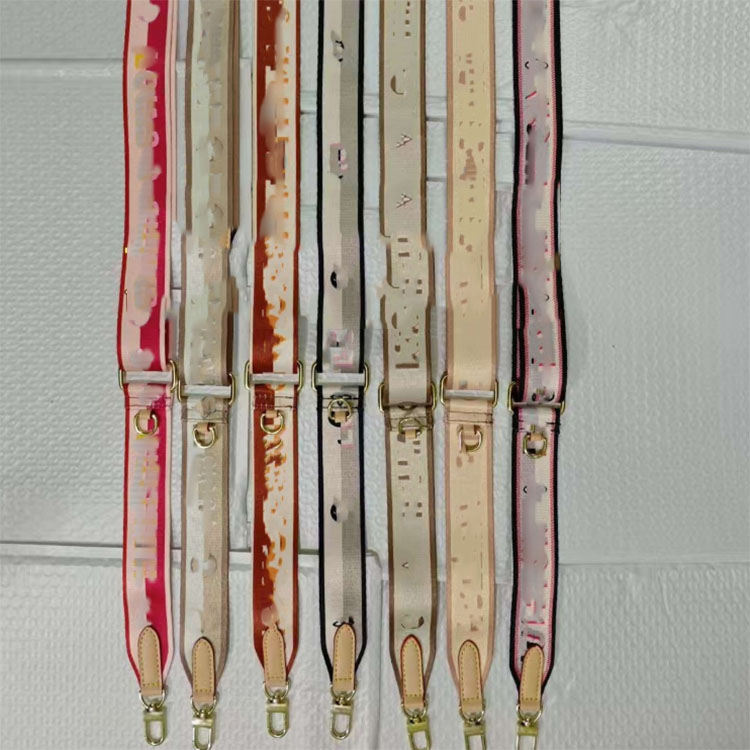 Designer Adjustable Canvas Woven Embroidery Shoulder Strap For Crossbody Handbag Messenger Purse Shoulder Bag Replacement