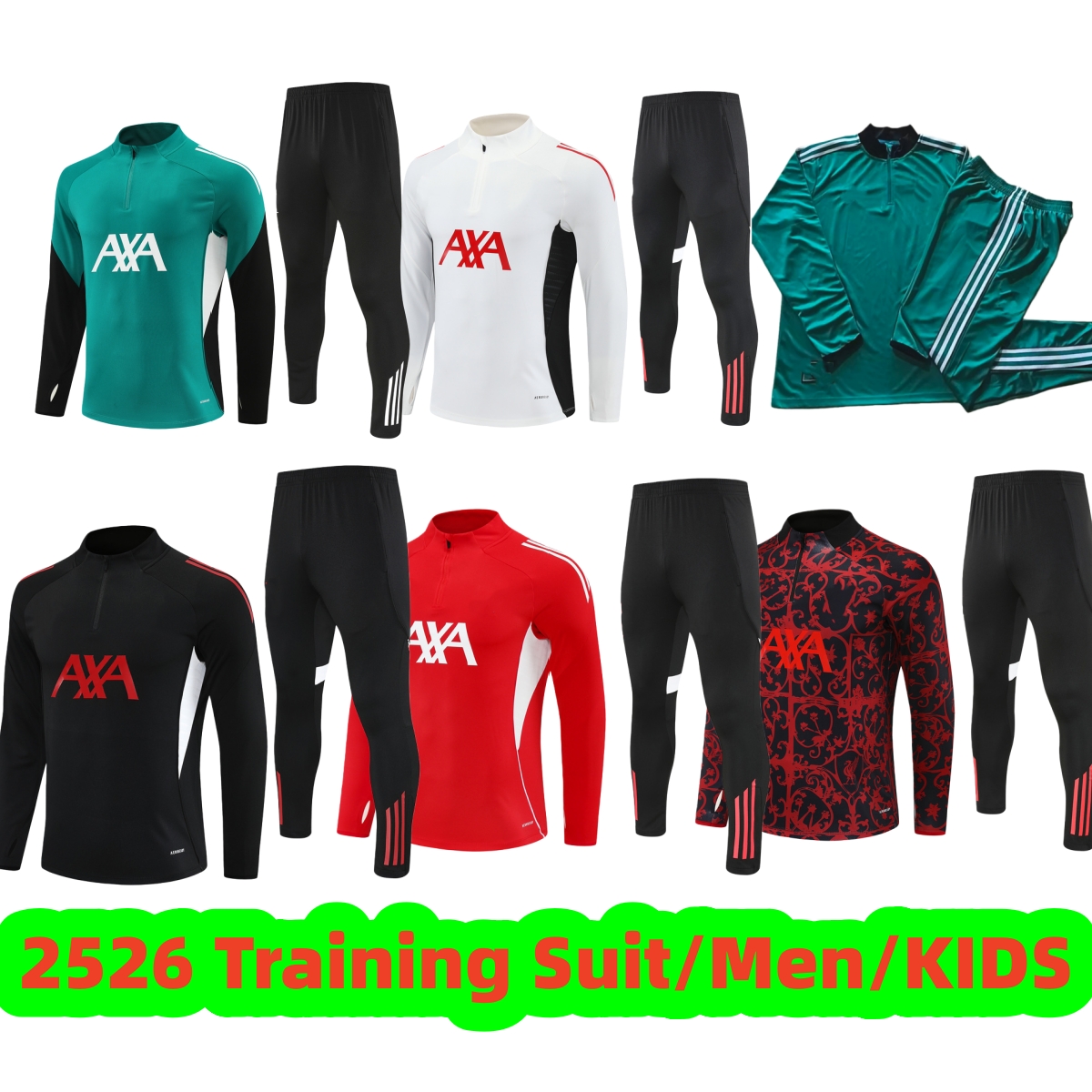 LIV The RedsMohamed Salah Darwin Nunez 2025 26 LFC long-sleeved Soccer tracksuit Men soccer jerseys kids football tracksuit training suit survetement chandal sets