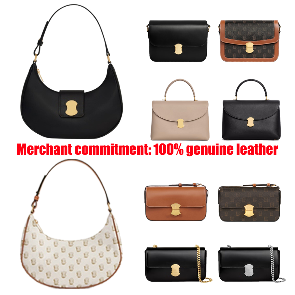 10A Designer bags tote ava triomphees Underarm bag Luxury handbags genuine leather crossbody Shoulder Bag Womens mens Clutch armpit bag fashion Evening Bags Purses