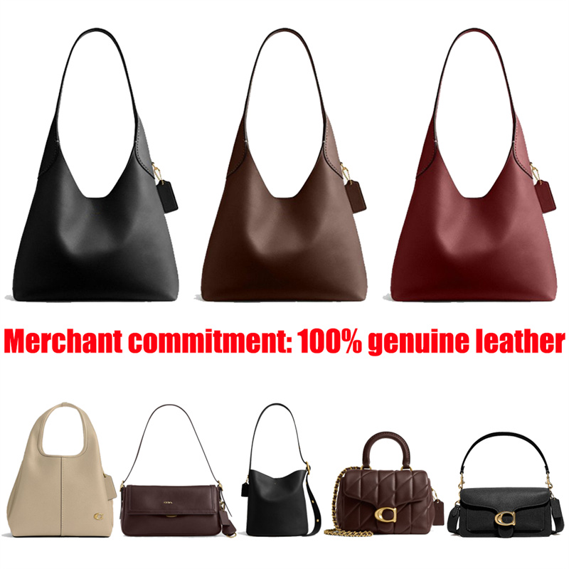 Luxury Designer bags Brooklyn 23 28 39 Shoulder Bag Womens handbag genuine leather tote bag fashion single Underarm YN bag high capacity travel bag minimalist style