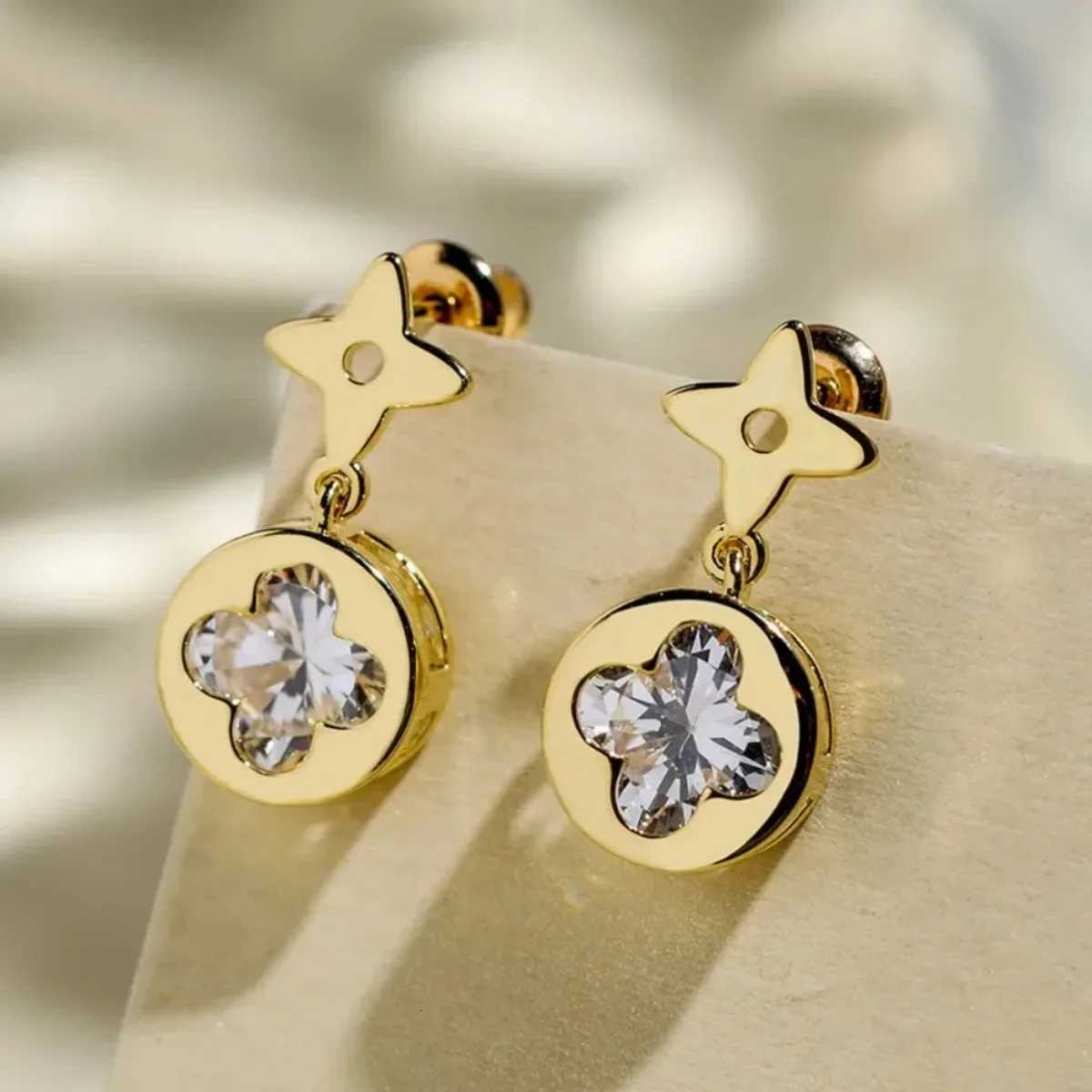 Two - wer Lucky Earrings Fashionable And Simple Series Suitable For Daily Wear A Back-To-School Gift For Girls Y251210