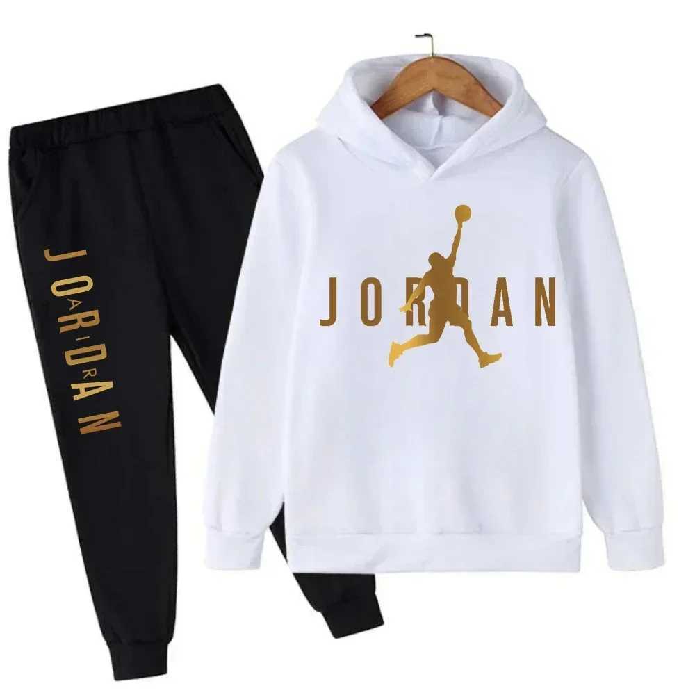 Spring Autumn Brand Slam Master Print Children Set HoodiePant Suit 2pcs Set Kids Boys Girl Clothes Fashion Sport Tracksuit W251211