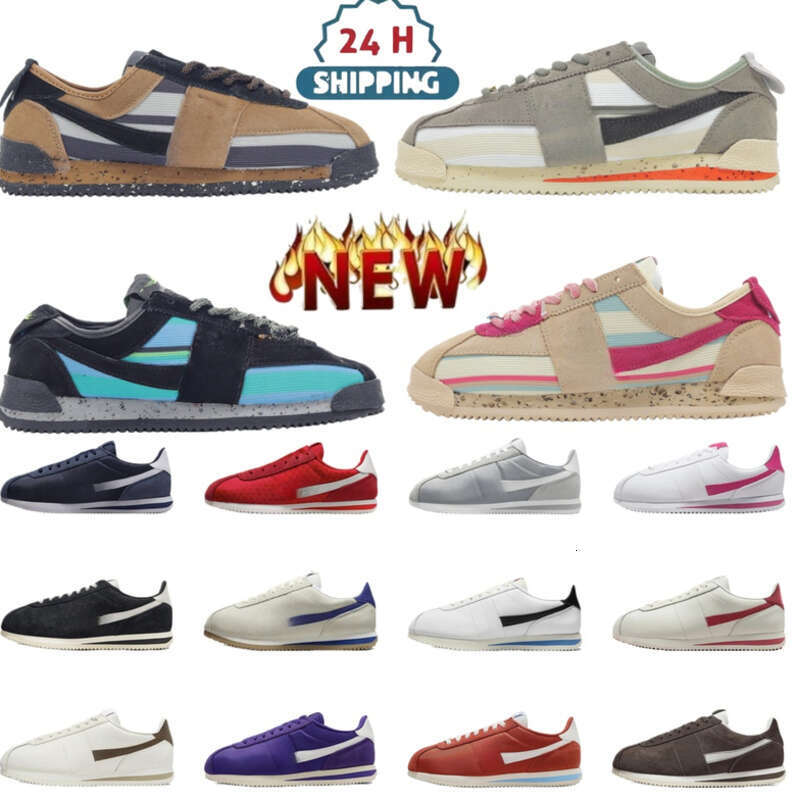 Niki Designer Shoe Cortezs Sneaker tn Men Shoe Nylon Leather niki shoes Basketball Shoe Purple Red Pink Lvory Blue Gump Outdoor Comfortable Trainers Size 36-45
