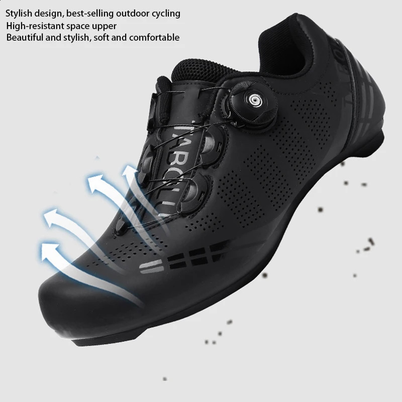 LiXingMing Cycling Shoes Road Bike Men Racing Contest SelfLocking Speed Bicycle Sneakers Women Spd Cleats Cycling Footwear 251024ww