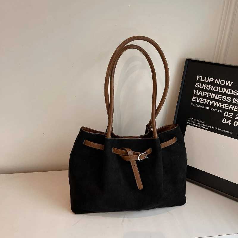 Large Capacity Tote Bag Fi Suede Wen Single Shoder Armpit Bag Versatile Cmuting Handbag Guangzhou High Quality Bag Y251211