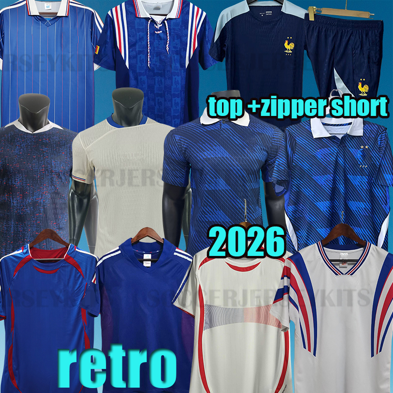 French 2026 MBAPPE Soccer Jerey final BENZEMA GIROUD GRIEZMANN SALIBA PAVARD KANTE POGBA THURAM KOLO 25 26 Maillot De Foot Equipe Football Shirt FR 2026