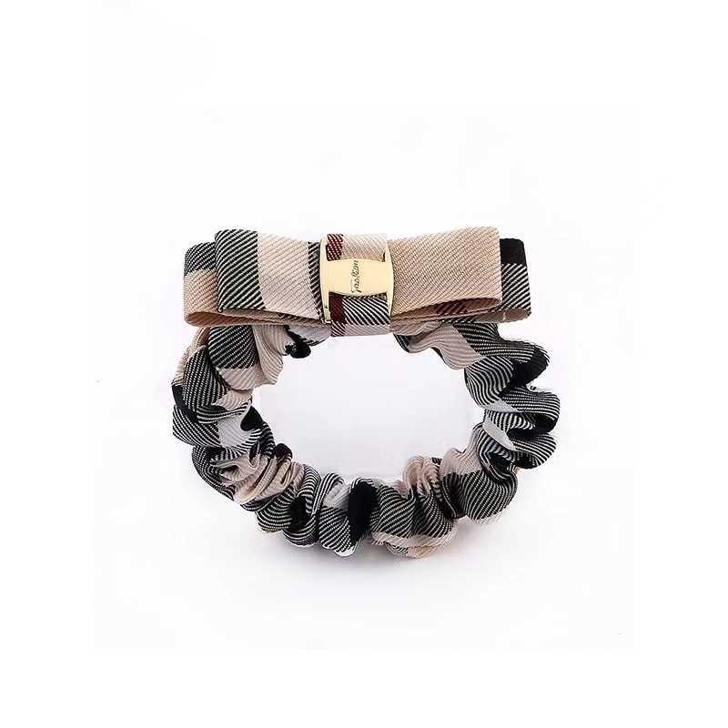 Striped Plaid Hair Band Hair Circle Knot Rabbit Ears Hair Rope Tie Hair Rope Wen dr Hairpin Hair Accories Y251210