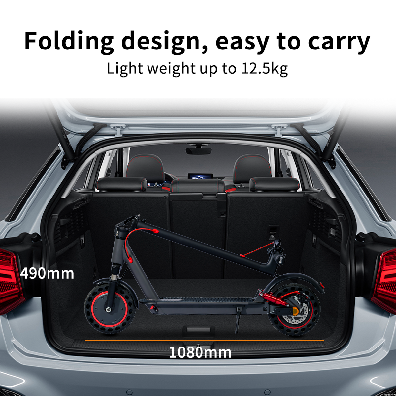 High-Speed HEZZO 10Inch Electric Scooter G20 650W E-Moped: 21MPH Top Speed w/ Intelligent Features | 36V 10.4Ah Long Range F/R Dual Suspension