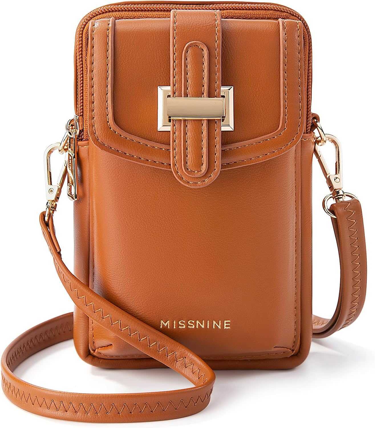 Crossbody Bags for Women Vegan Leather Cell Phone Purses Trendy RFID Wallet Purses with Adjustable StrapM251211