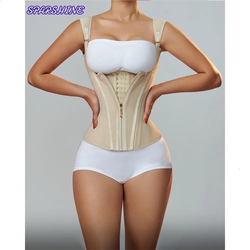 Fajas Colombian Girdle Waist Trainer Double Compression Shorts Tummy Control Sheath Slimming Flat Stomach Modeling Belt S-3XL 241227