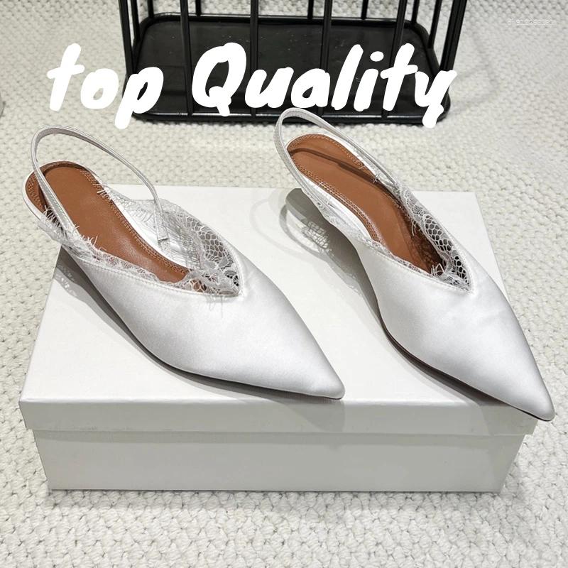 Dress Shoes 2025 Woman High-heeled Summer Elegant Banquet Fashion Sandals Leather Sole Comfortable Soft