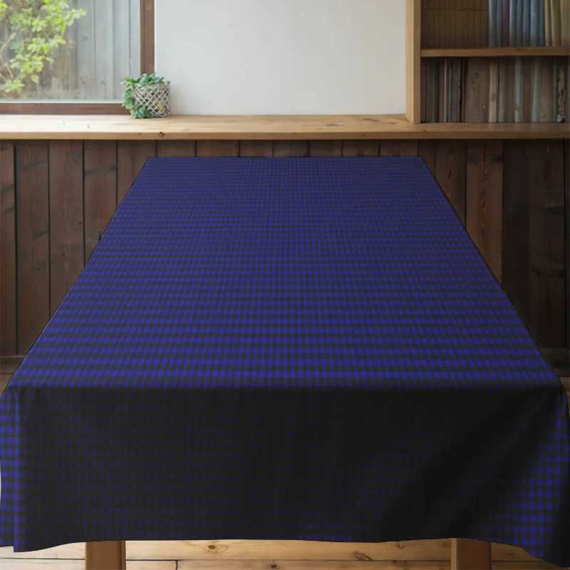 Waterproof tablecloth placemats set farmhouse dining table cover checkered kitchen table decor modern washable fabric luxury tab H251211