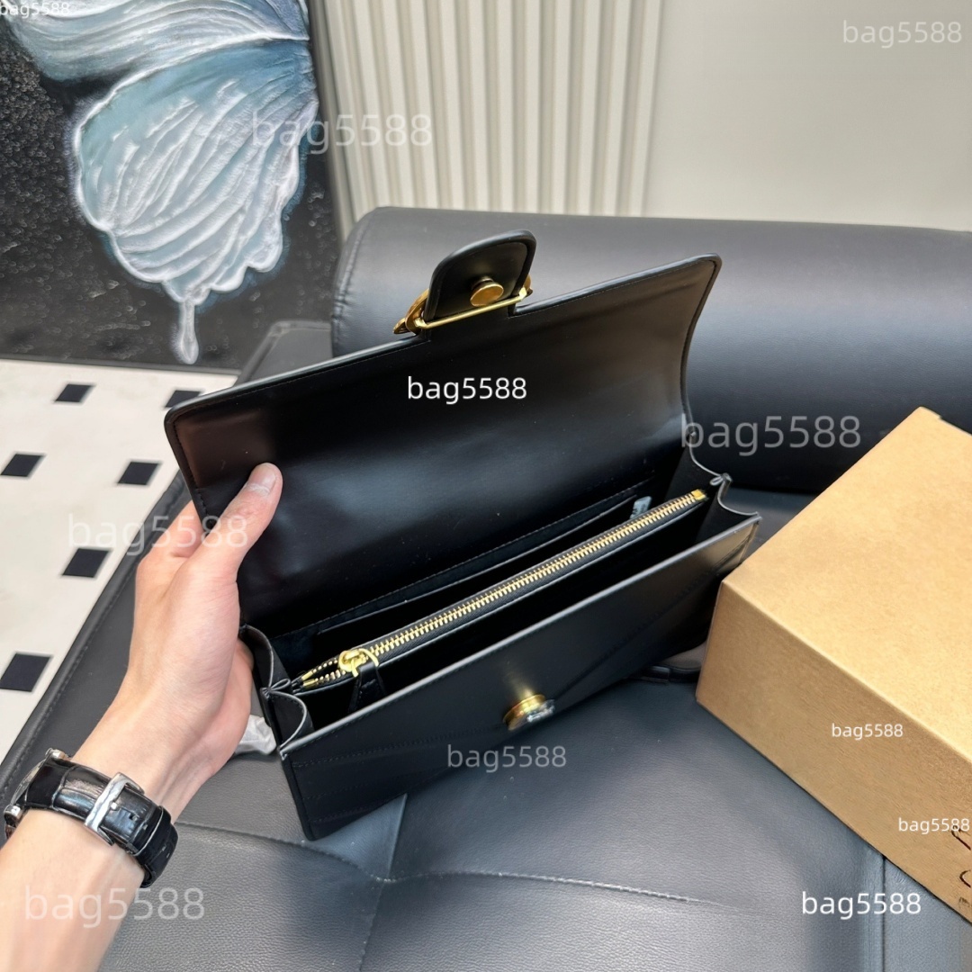 Mirror Quality Evening Designer Flap Tweed Puff Bird Logo Leather Pinkoos Womens Luxury Adjustable Chain Crossbody Bag