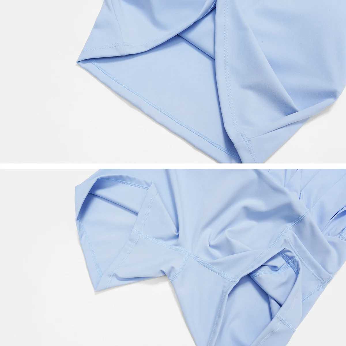 2PCS Yoga Suit Sports Set Women Tracksuit Running Workout Gym Tennis short skirt vest set Short Sleeve Sports Bra Athletic WearT251211