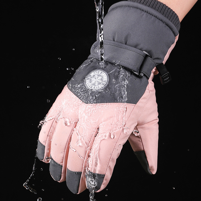 Ski Gloves SK29 Winter Warm Men Women Waterproof Touch Full Finger Glove For Outdoor Bike Skiing Motorcycle Riding 231109